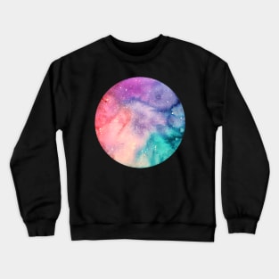 Watercolor Tiny Nebula #1 Crewneck Sweatshirt